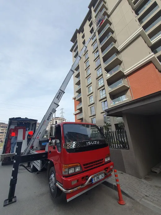 Bursa Gürsu evden eve nakliyat ve asansör kiralama