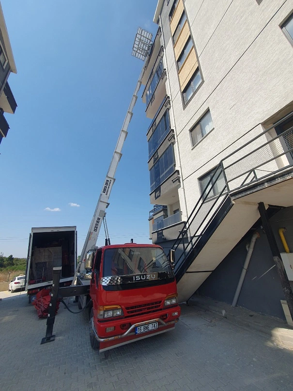 Yıldırım mobil evden eve asansör kurulumu